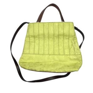 Vintage Tommy Hilfiger Green Bucket Crossbody Bag